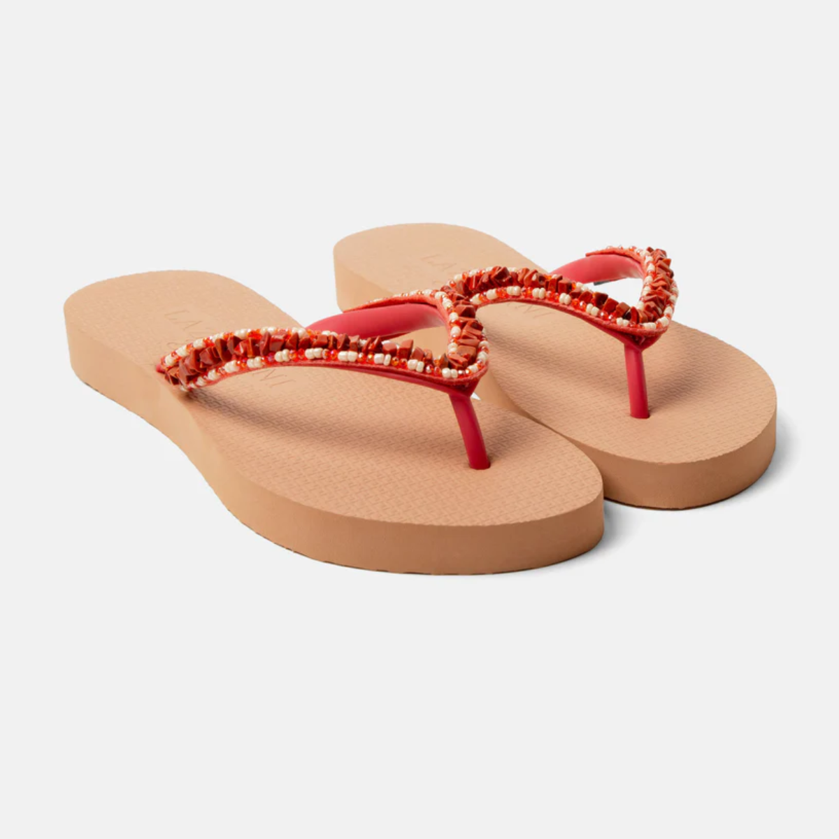 Aloha red beach sandals