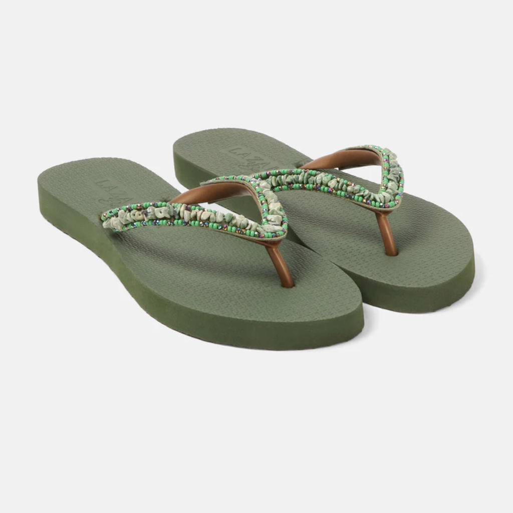 Aloha Emerald green beach sandals