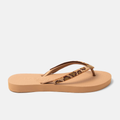 Maasaimara beige leopard beach sandals