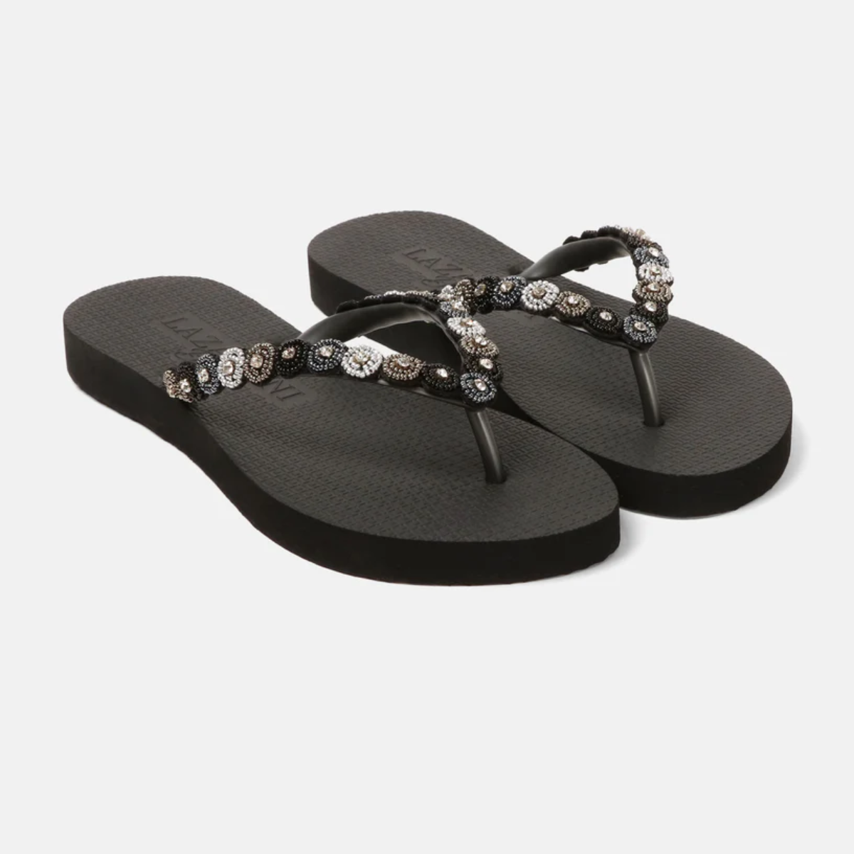 Mallorca black beach sandals